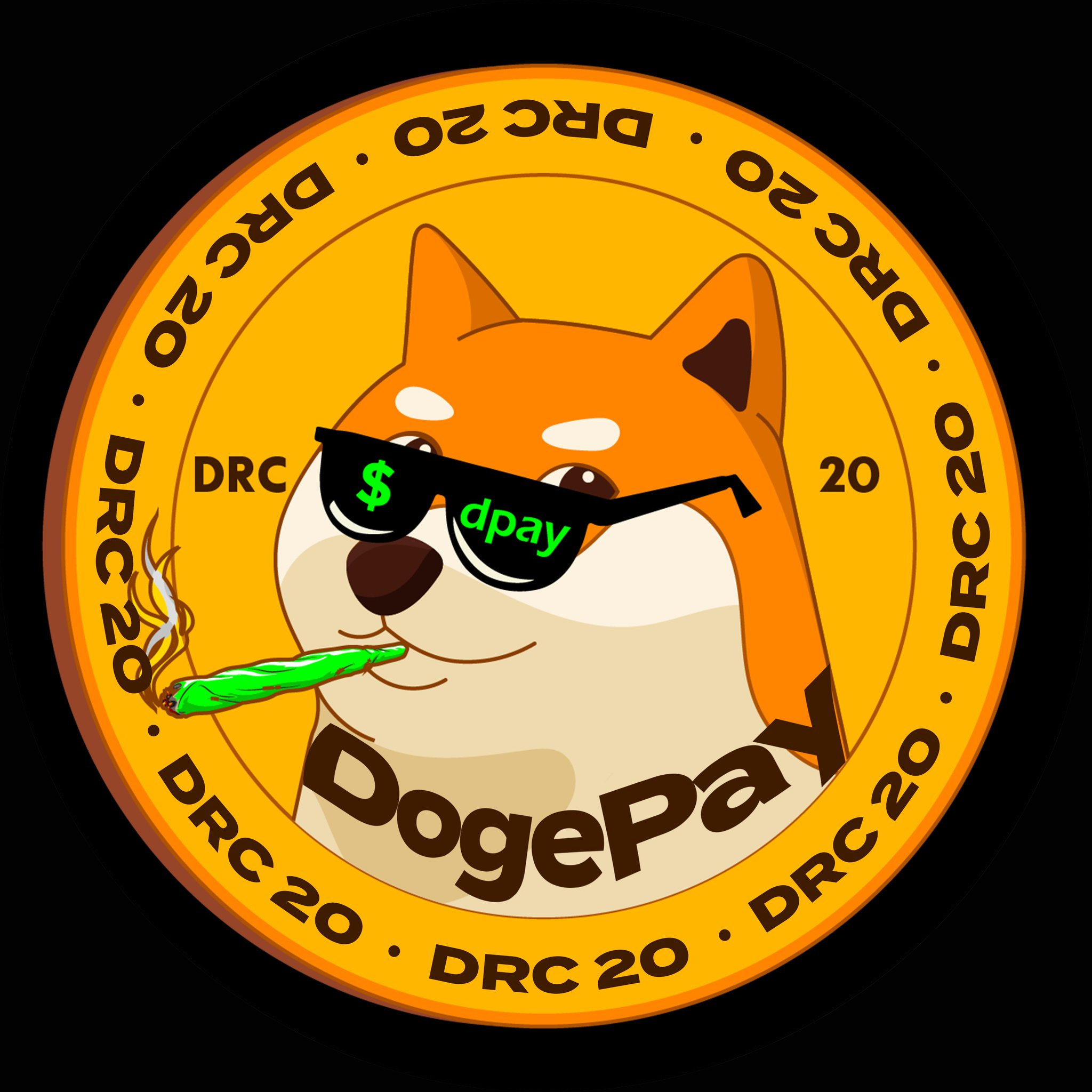 DogePay ($DPAY) Logo - DRC-20 Token
